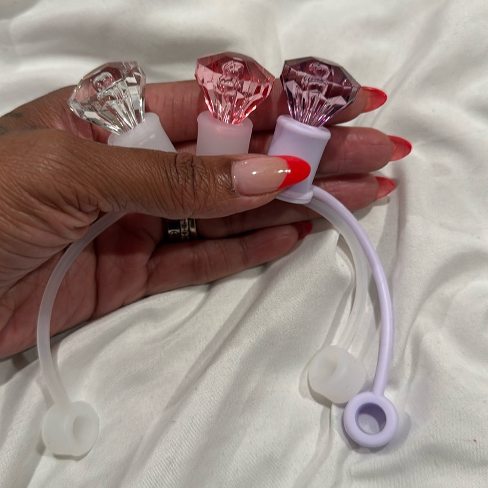 DIAMOND STRAW TOPPER